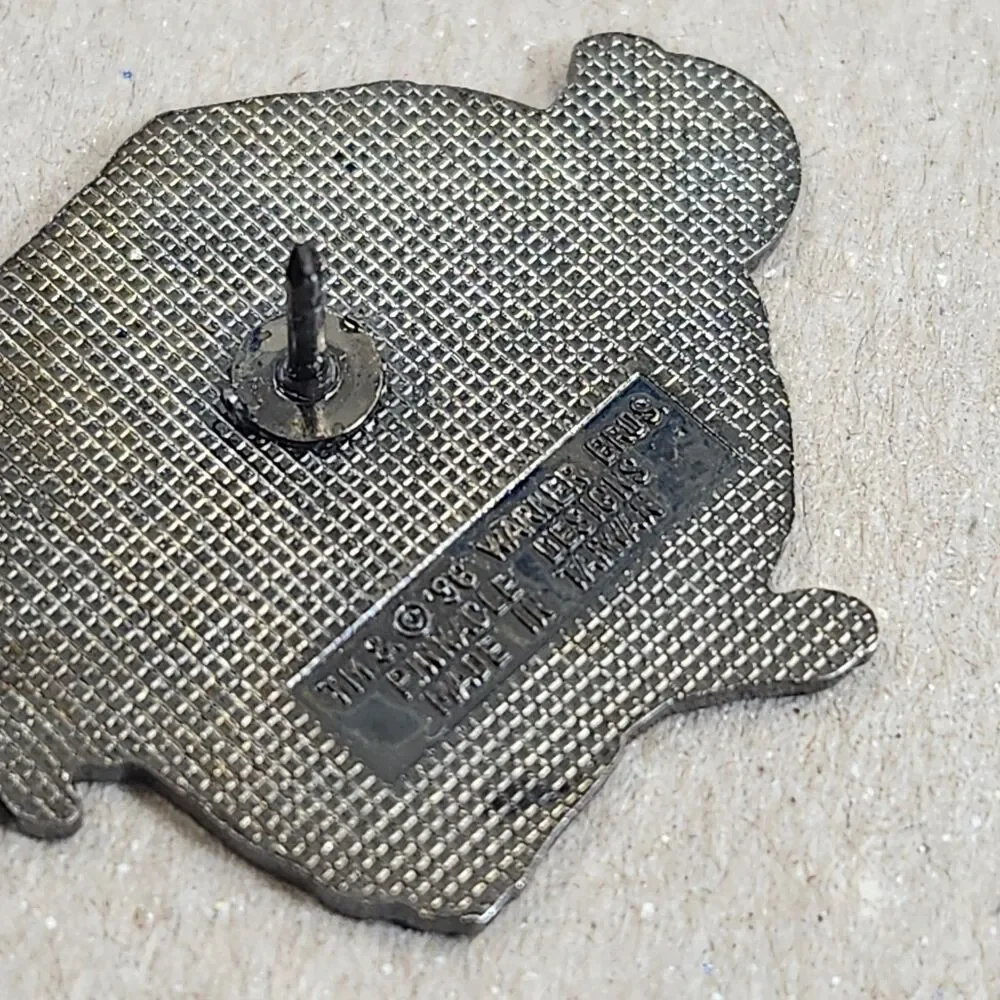 WIBC Bowling Lapel Pin 1996 Buffalo NY Tasmanian Devil Tournament Enamel Tie Tac
